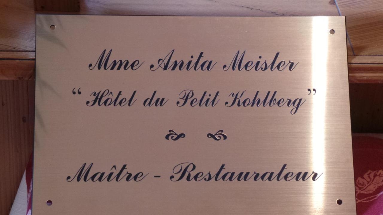 Hotel Restaurant Le Petit Kohlberg Lucelle Kültér fotó